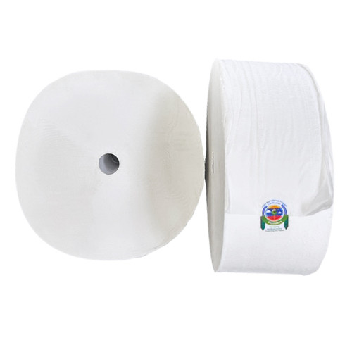 Toilet Paper & Tissue Roll 1PLY White Jumbo (JRT) Small Core 12/Case