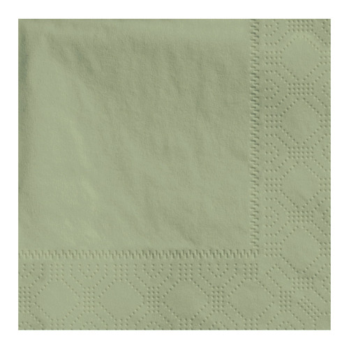 Cocktail Napkin 9.5X9.5 IN Soft Sage 2PLY 1/4 Fold Soft 1000/Case
