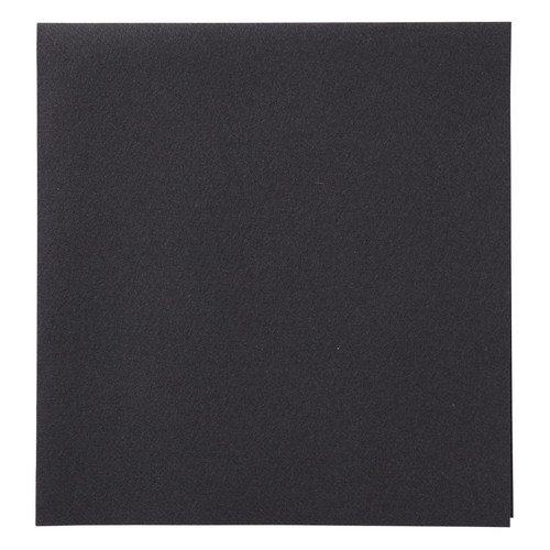 Linen-Like® Dinner Napkins 17X17 IN Black Airlaid Paper 1/4 Fold 300/Case