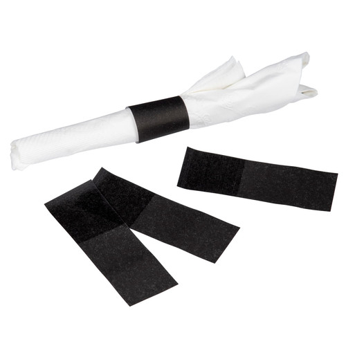 Napkin Bands 4.5X1.5 IN Black 4000/Case
