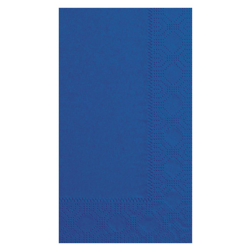 Dinner Napkins 15X17 IN Blue Paper 2PLY 1/8 Fold 1000/Case