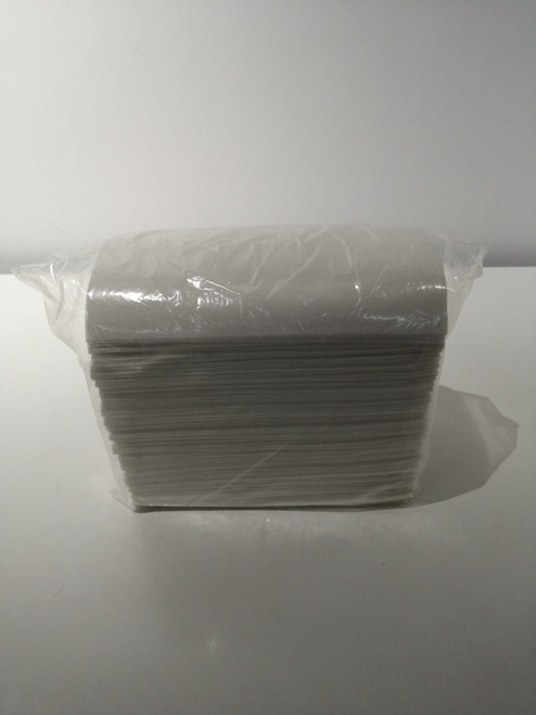 Victoria Bay Dinner Napkins 15X17 IN White Paper 1PLY 1/8 Fold Linen Feel 500/Case