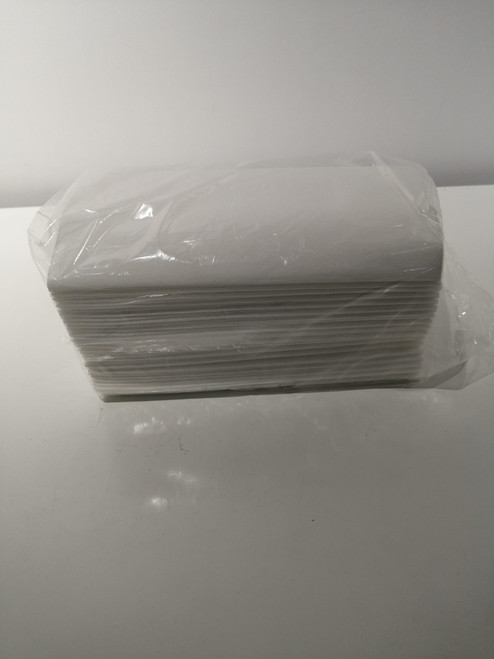 Victoria Bay Dinner Napkins 17X17 IN White Paper 1PLY 1/8 Fold Linen Feel 300/Case