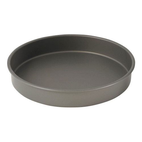 Bakery Pan 12.625X2.077 IN Anodized Aluminum Gray Round 18GA 1/Each