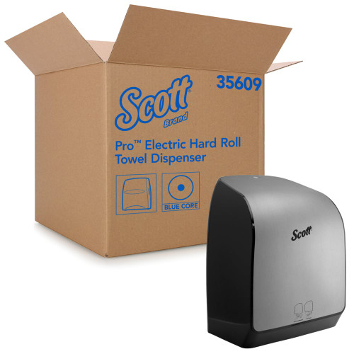 Scott® Paper Towel Dispenser 12.66X16.44X9.18 IN Stainless Steel Blue Electronic Automatic Blue Core 1/Each