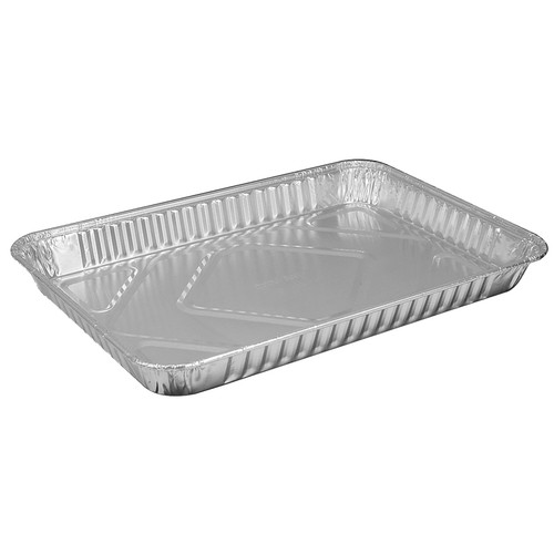 1/4 Sheet Cake Sheet Pan 58 OZ Aluminum Silver Rectangle 100/Case