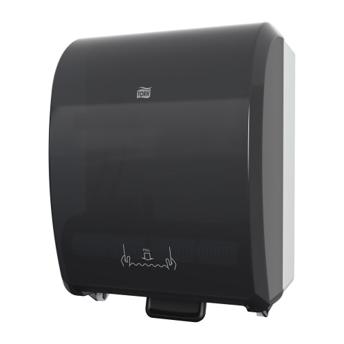 Tork H71 Paper Towel Dispenser 9.32X12.32X15.95 IN Plastic Wall Mount Black Hard Roll 1/Each