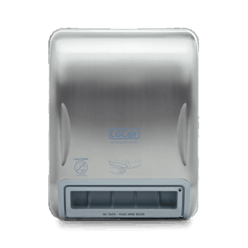 NVI Locor® Paper Towel Dispenser Stainless Recessed Electronic Hardwound Roll 1/Each