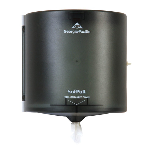 Sofpull® Paper Towel Dispenser 10.375X10.875 IN Wall Mount Smoke Centerpull 1/Each