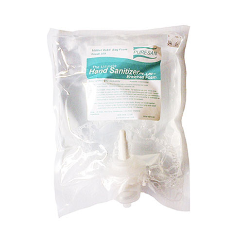 Hand Sanitizer Foam 1 L Unscented Fragrance Free Clear Refill 6/Case