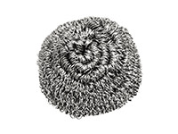 Scrubber 1.23 OZ Stainless Steel Silver 72/Case