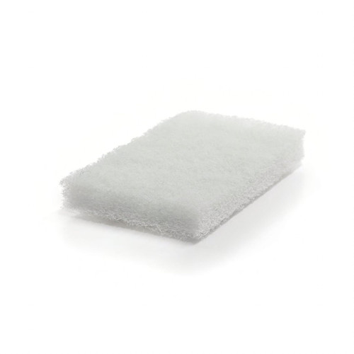 Scouring Pad 3.5X5.5 IN Light Duty White 40/Case
