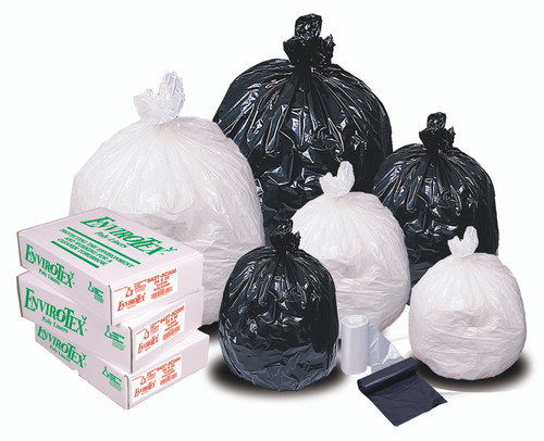 Envirotex Poly Liner 24X32 IN Black 0.9MIL Coreless 500/Case