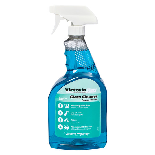 Victoria Bay Glass Cleaner Ammoniated 32 FLOZ 12/Case