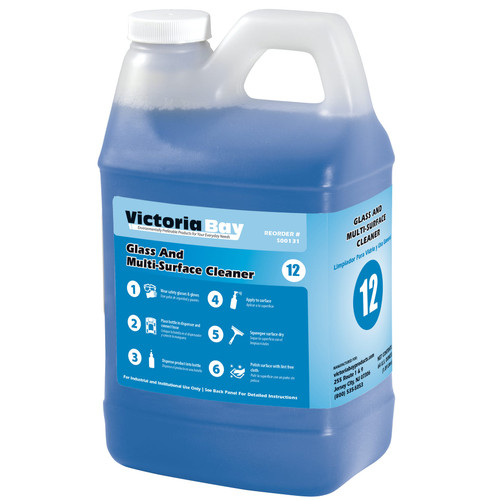Victoria Bay Glass & Multi-Surface Cleaner #12 Tipped Cms 64 OZ 4 Count/Case