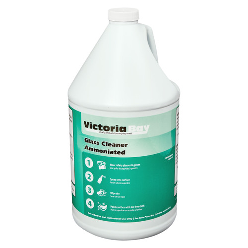 Victoria Bay Glass Cleaner Ammoniated 1 GAL 4/Case