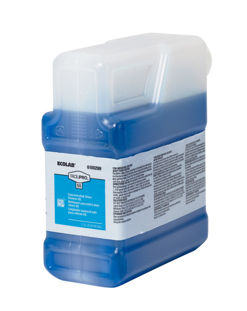 FaciliPro QC50 Floral Window & Glass Cleaner 1.3 L Concentrate Bio-Based 2/Case