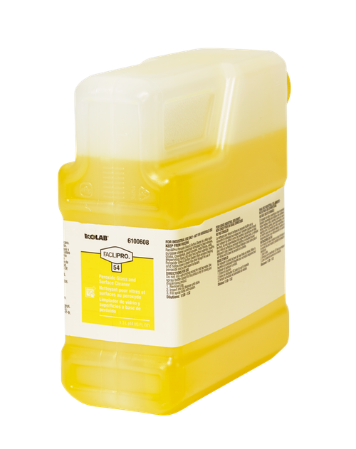 FaciliPro Morning Breeze Window & Glass Cleaner 1.3 L Daily Multi Surface Concentrate Peroxide 2/Case