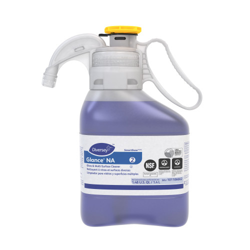Glance® Odorless Glass Cleaner 1.4 L Multi Surface Liquid Kosher 2/Case