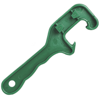 Drum Pail Opener 7.8X1.5 IN Molded Nylon Glass Fiber Green 6 Count/Case