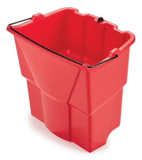 WaveBrake® Mop Bucket 18 QT Plastic Red Dirty Water 1/Each