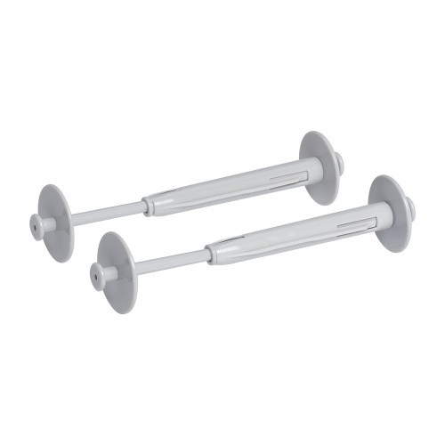 Compact® Toilet Paper Dispenser Adapter Spindle Plastic Gray Coreless Spring Loaded 2 Count/Pack