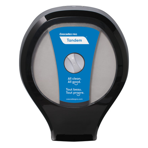 Tandem® Toilet Paper Dispenser Tandem Black Jumbo (JRT) 1/Each