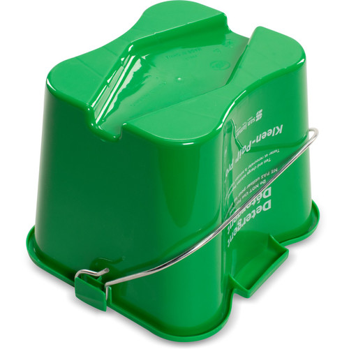 San Jamar Kleen-Pail® Utility Bucket & Pail 3 QT Plastic Green Detergent 1/Each