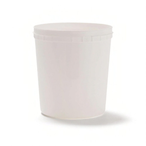 Pail & Lid 1 GAL PP White BPA Free 1/Each