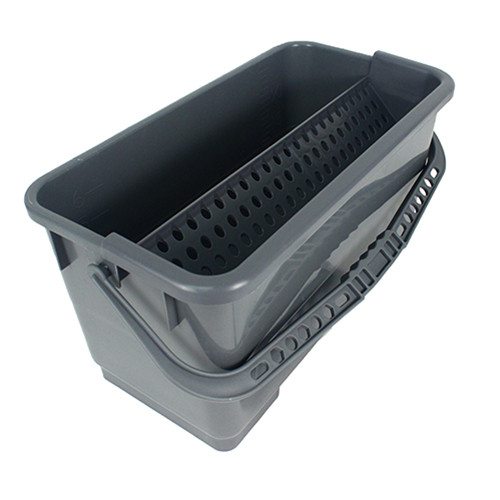 Charging Bucket 6 GAL Gray Top-Down Includes Lid & Strainer 1/Each