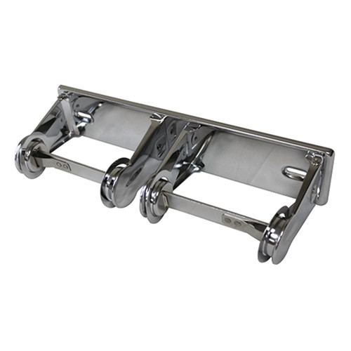 Impact Toilet Paper Dispenser Silver Double 1/Each