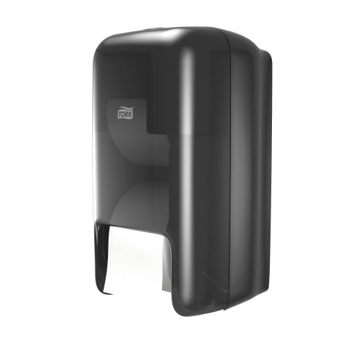 Tork OptiServe® T7 Toilet Paper Dispenser 6.85X6.73X12.71 IN Black 2-Roll Coreless Universal High Capacity 1/Each