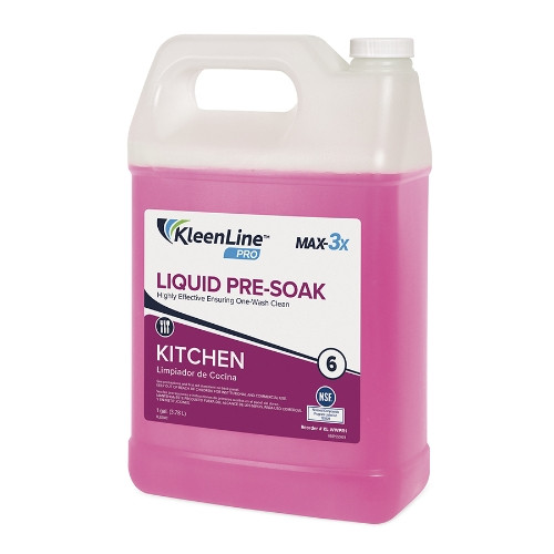 KleenLine™ Pro MAX-3X #6 Dish Presoak 1 GAL Liquid 1/Case