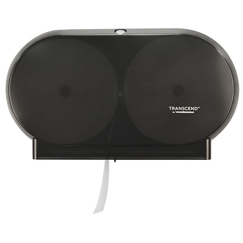 von Drehle Transcend® Toilet Paper Dispenser Black 2-Roll Jumbo (JRT) 1/Each