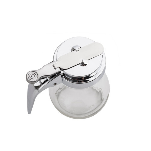 Syrup Jar 6 OZ Glass Teardrop 1/Each