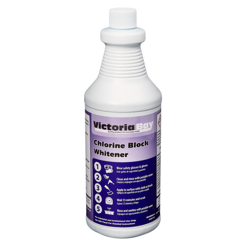 Victoria Bay Chlorine Block Whitener 32 FLOZ 6/Case