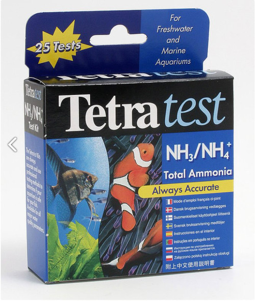 Tetra Total Ammonia Test Kit 1/Each