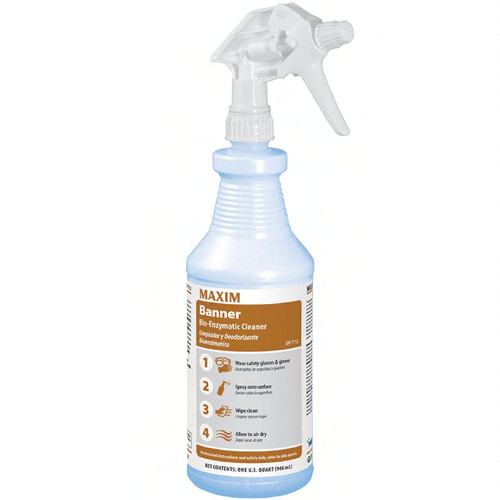 Maxim® Banner Fresh Scent Cleaner 1 QT RTU Bio-enzymatic 12/Case