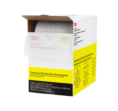 3M™ Easy Trap™ 55654W Duster 8X6 IN White Disposable 250 Count/Pack 1 Packs/Case 250 Count/Case