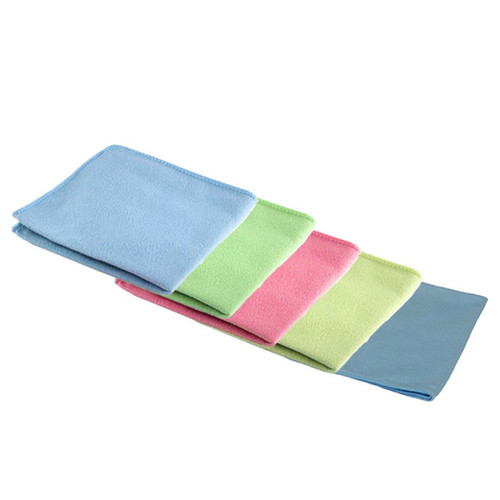 Cleaning Cloth 16X16 IN Microfiber Green 12/Pack