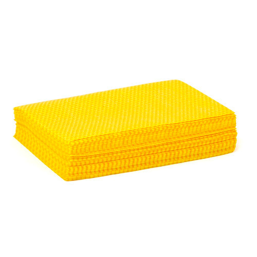 TaskBrand® Dust Cloth 12X17 IN Heavyweight Cloth Yellow Orange 1/4 Fold Mineral Oil Treated 40 Count/Bag 10 Bags/Case