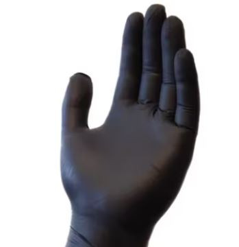 Victoria Bay General Purpose Gloves Large (LG) Black 4MIL Nitrile Disposable Powder-Free 100 Count/Box 10 Box/Case
