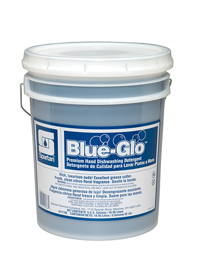 Blue-Glo Fresh Scent Manual Dish Detergent 5 GAL Neutral Liquid Premium 1/Pail