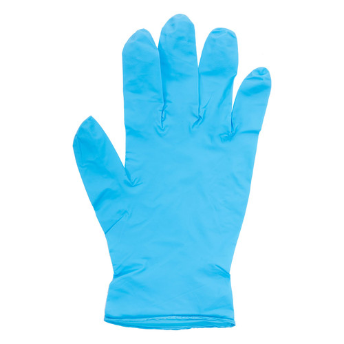 Nitra-Med Examination Gloves Medium (MED) Blue 4MIL Heavyweight Nitrile Powder-Free 100 Count/Pack 10 Packs/Case