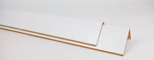 Vboard 2X2X36 IN White Paperboard 0.120GA 2808 Count/Pallet