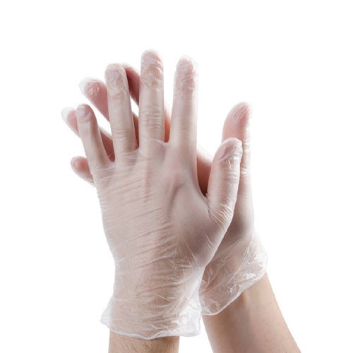 Victoria Bay Examination Gloves Large (LG) Clear 4MIL Vinyl Disposable Powder-Free 100 Count/Pack 10 Packs/Case