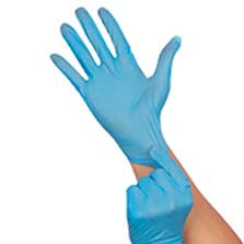 Gloves XL Blue Vinyl Nitrile Hybrid Powder-Free 1000/Case