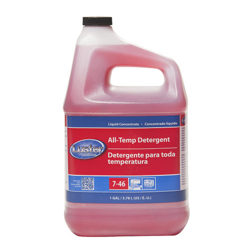 Luster® Professional Dishmachine Detergent 1 GAL All Temperature Liquid 4/Case