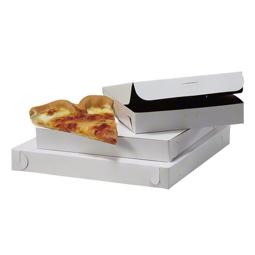 Pizza Box 10X10X1.5 IN Chipboard White 100/Case