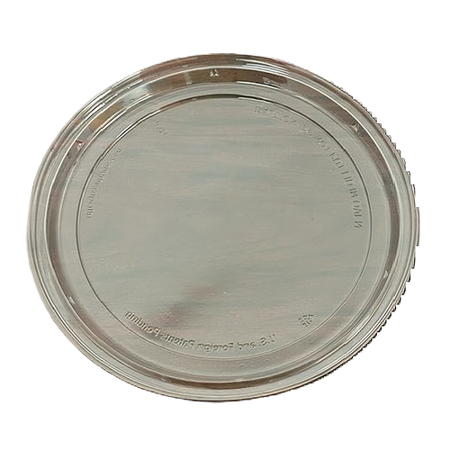 Pizza Pan & Tray Base & Lid Combo With Dome Lid 1 IN PET Clear 100/Case